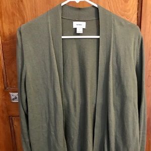 Olive Green Cardigan